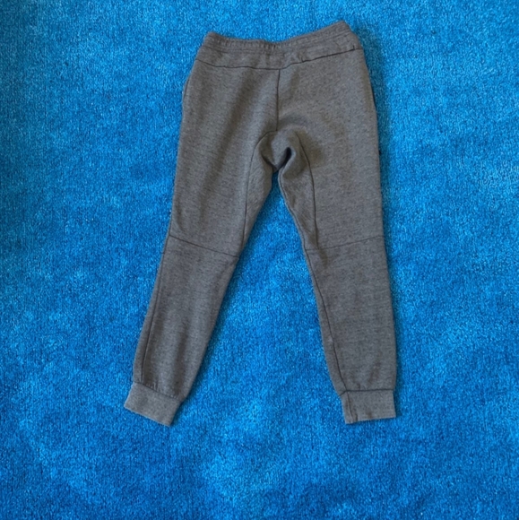 Nike Tech Fleece Sportswear Sweatpants | Gray/Neon | Cotton | Joggers | Medium - Picture 5 of 6